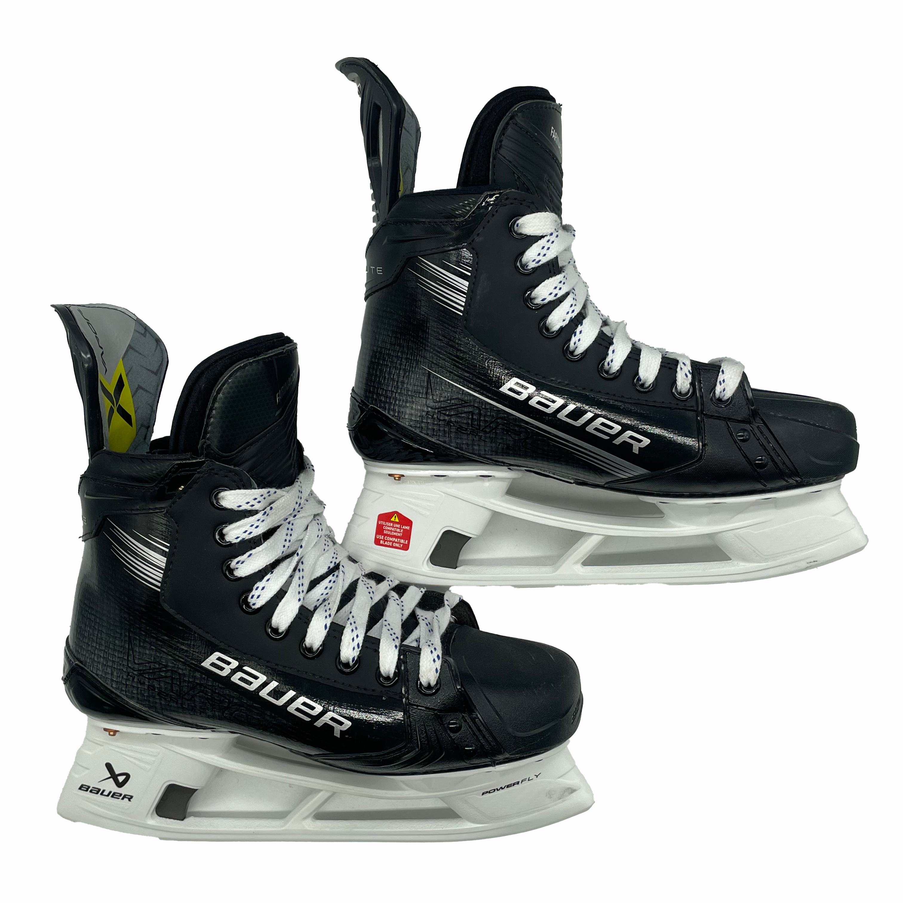 Bauer Vapor Hyperlite 2 – Patins de hockey Pro Stock – Taille 7E (noir)